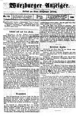 Würzburger Anzeiger (Neue Würzburger Zeitung) Sonntag 26. Juni 1859