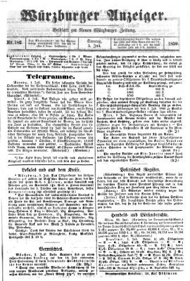 Würzburger Anzeiger (Neue Würzburger Zeitung) Sonntag 3. Juli 1859