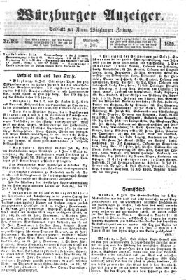 Würzburger Anzeiger (Neue Würzburger Zeitung) Mittwoch 6. Juli 1859