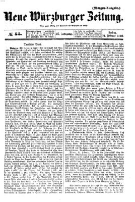 Neue Würzburger Zeitung Freitag 24. Februar 1860