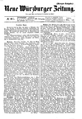 Neue Würzburger Zeitung Freitag 2. März 1860