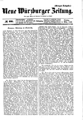 Neue Würzburger Zeitung Dienstag 6. März 1860