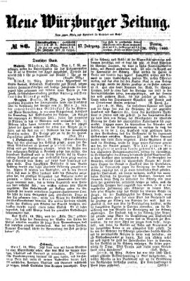 Neue Würzburger Zeitung Montag 26. März 1860