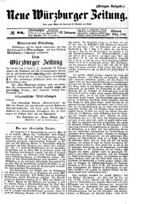 Neue Würzburger Zeitung Mittwoch 28. März 1860