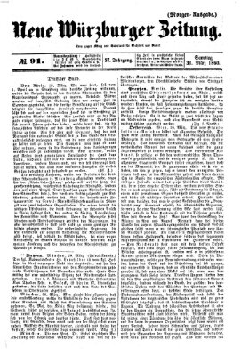 Neue Würzburger Zeitung Samstag 31. März 1860