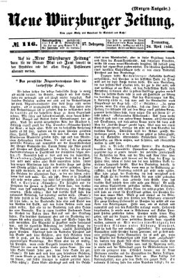 Neue Würzburger Zeitung Donnerstag 26. April 1860