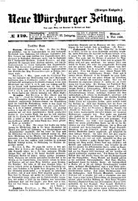 Neue Würzburger Zeitung Mittwoch 9. Mai 1860