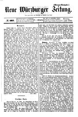 Neue Würzburger Zeitung Sonntag 17. Juni 1860