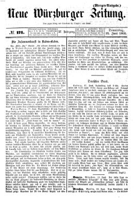 Neue Würzburger Zeitung Donnerstag 21. Juni 1860