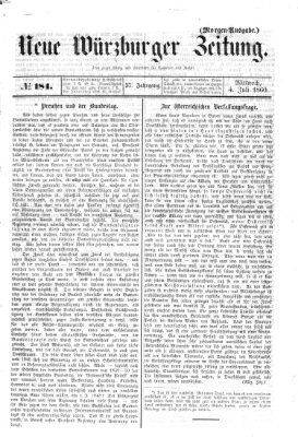 Neue Würzburger Zeitung Mittwoch 4. Juli 1860