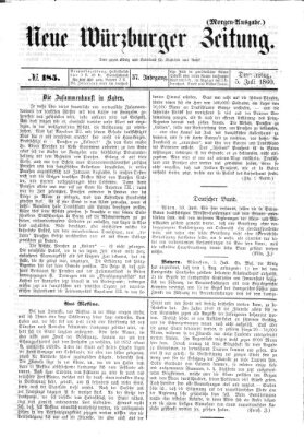 Neue Würzburger Zeitung Donnerstag 5. Juli 1860