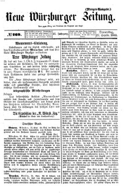 Neue Würzburger Zeitung Donnerstag 27. September 1860