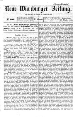 Neue Würzburger Zeitung Donnerstag 25. Oktober 1860