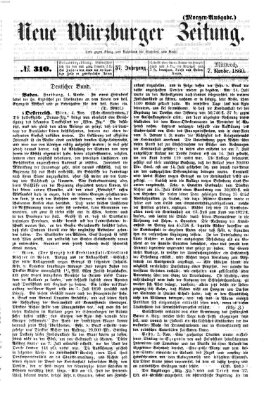 Neue Würzburger Zeitung Mittwoch 7. November 1860