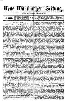 Neue Würzburger Zeitung Montag 10. Dezember 1860