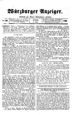 Würzburger Anzeiger (Neue Würzburger Zeitung) Sonntag 6. Mai 1860