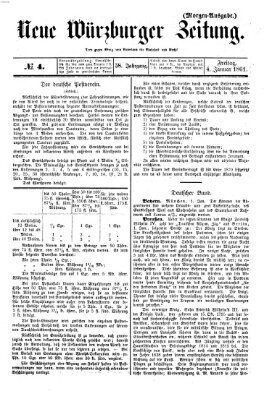 Neue Würzburger Zeitung Freitag 4. Januar 1861