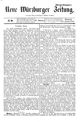 Neue Würzburger Zeitung Mittwoch 9. Januar 1861