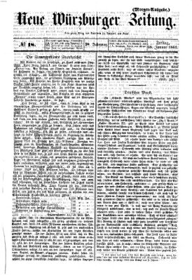 Neue Würzburger Zeitung Freitag 18. Januar 1861