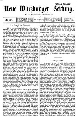 Neue Würzburger Zeitung Donnerstag 7. Februar 1861