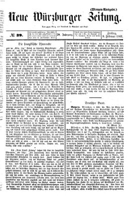 Neue Würzburger Zeitung Freitag 8. Februar 1861