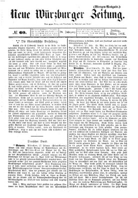 Neue Würzburger Zeitung Freitag 1. März 1861