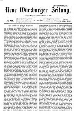 Neue Würzburger Zeitung Freitag 8. März 1861