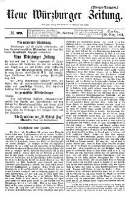 Neue Würzburger Zeitung Samstag 30. März 1861