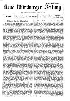 Neue Würzburger Zeitung Mittwoch 10. April 1861