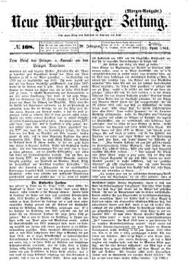 Neue Würzburger Zeitung Freitag 19. April 1861