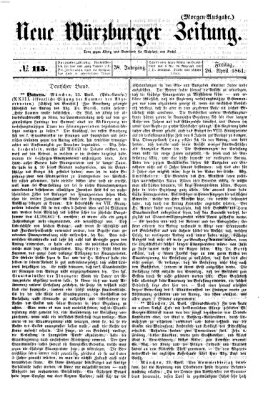 Neue Würzburger Zeitung Freitag 26. April 1861