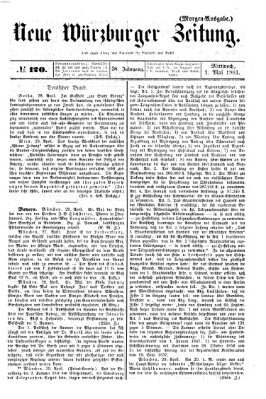 Neue Würzburger Zeitung Mittwoch 1. Mai 1861