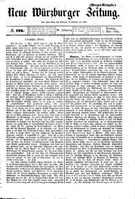 Neue Würzburger Zeitung Dienstag 7. Mai 1861