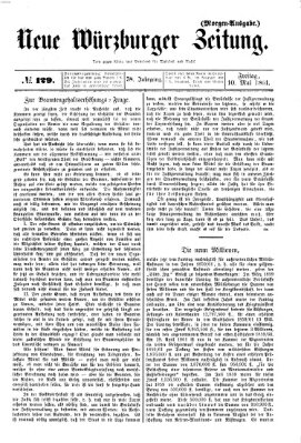 Neue Würzburger Zeitung Freitag 10. Mai 1861