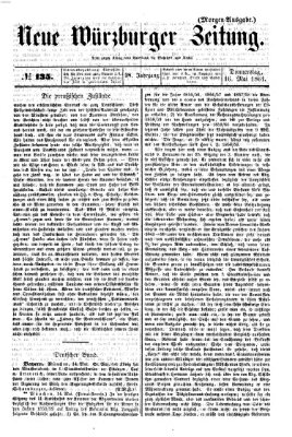 Neue Würzburger Zeitung Donnerstag 16. Mai 1861