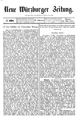 Neue Würzburger Zeitung Montag 20. Mai 1861