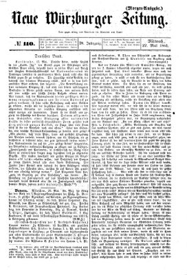 Neue Würzburger Zeitung Mittwoch 22. Mai 1861