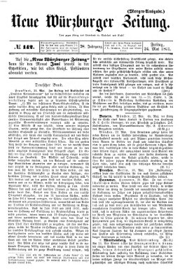 Neue Würzburger Zeitung Freitag 24. Mai 1861