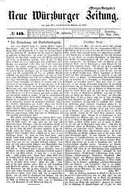 Neue Würzburger Zeitung Samstag 25. Mai 1861