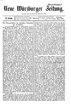 Neue Würzburger Zeitung Sonntag 26. Mai 1861