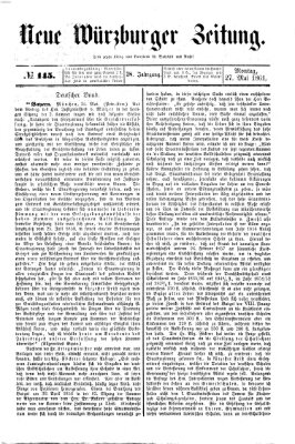 Neue Würzburger Zeitung Montag 27. Mai 1861