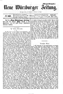 Neue Würzburger Zeitung Mittwoch 29. Mai 1861