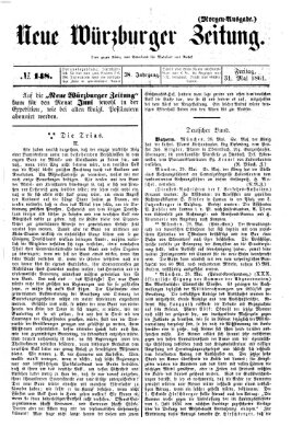 Neue Würzburger Zeitung Freitag 31. Mai 1861