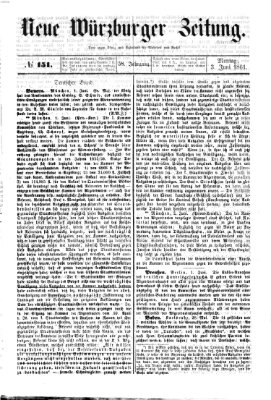 Neue Würzburger Zeitung Montag 3. Juni 1861