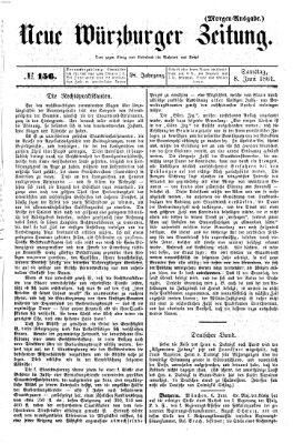 Neue Würzburger Zeitung Samstag 8. Juni 1861