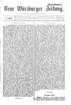 Neue Würzburger Zeitung Sonntag 9. Juni 1861