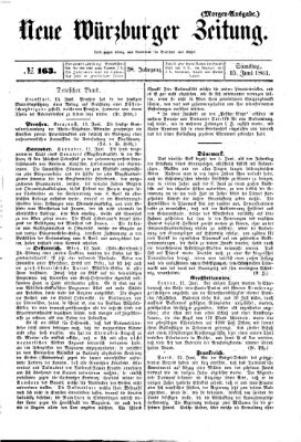 Neue Würzburger Zeitung Samstag 15. Juni 1861