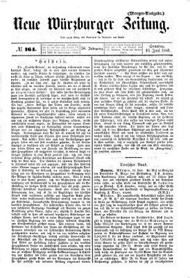 Neue Würzburger Zeitung Sonntag 16. Juni 1861