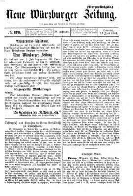 Neue Würzburger Zeitung Sonntag 23. Juni 1861