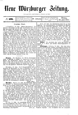 Neue Würzburger Zeitung Montag 24. Juni 1861